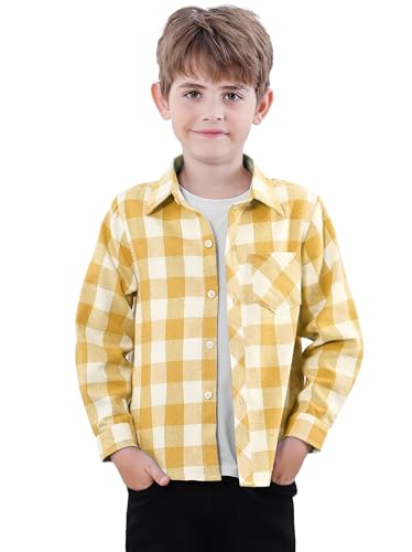 Image of SANGTREE Long Sleeved Flannel Shirt Button Down Plaid Shirts