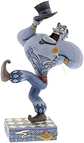 Enesco Disney Traditions by Jim Shore Aladdin Genie Figurine, 8.3 Inch, Multicolor