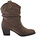 Rocket Dog Women's Sheriff Vintage Worn PU Western Boot, Brown, 11 M US