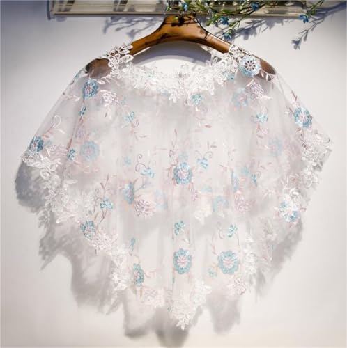 Cape châle en dentelle anti-UV pour mariage et soirées d'été