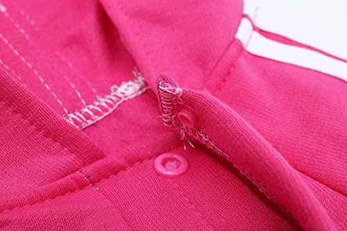 Sweat à capuche pour petit chien et chiot : pull rayé à 4 pattes confortable - 4
