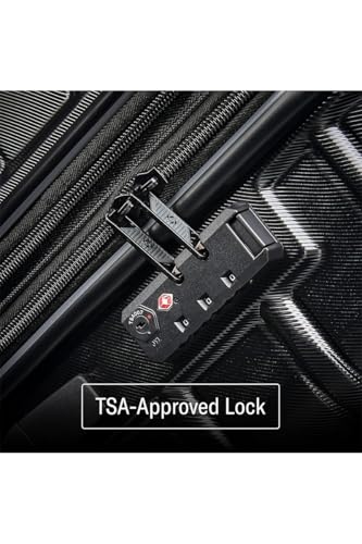 Image of Samsonite Omni 2 Hardside 2 Piece Set - Includes Global Carry-On & Large Checked Suitcases - 360 Dual Spinner Wheels - Integrated TSA Lock & Expansion - Amazon Exclusive - Midnight Black