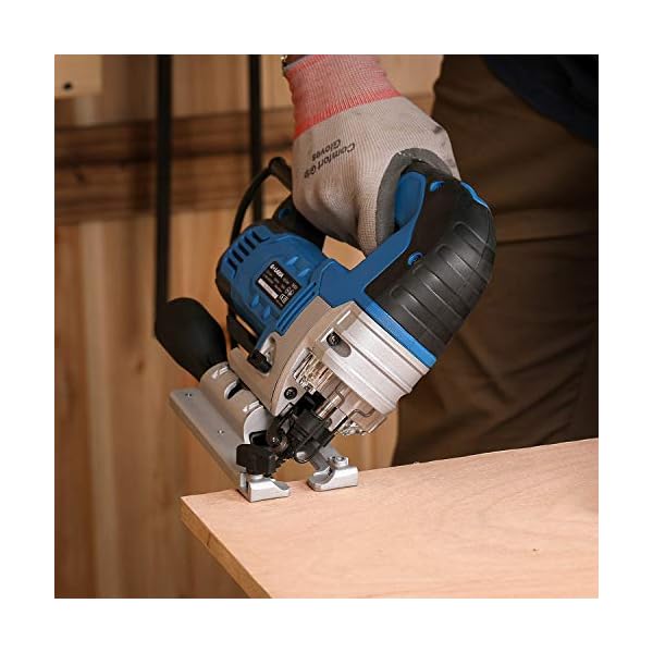 G Laxia Kabelgebundene Stichsäge mit LED, professionelle elektrische Stichsäge 750 W mit 4 Positionen, 6 einstellbare… – Bild 7