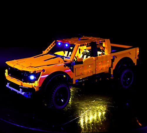 Fernbedienung LED Beleuchtung Licht-Set für Lego 42126 Technic Ford F-150 Raptor Pick-Up-Truck Modell, Kompatibel Mit… – Bild 4