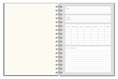 Caderno Colegial 10 materias Reciclar - Fina Ideia