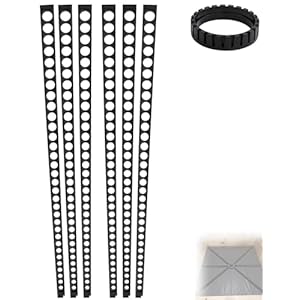 Pitch Shower Kit Sticks for Pitch,Quick Pre Sloped Shower Pan Kit for Shower Floor Mortar Bed with Water Drainage Slope,Shower Slope Kit with Center Ring and 6 Float Stick System for Shower Remodeling