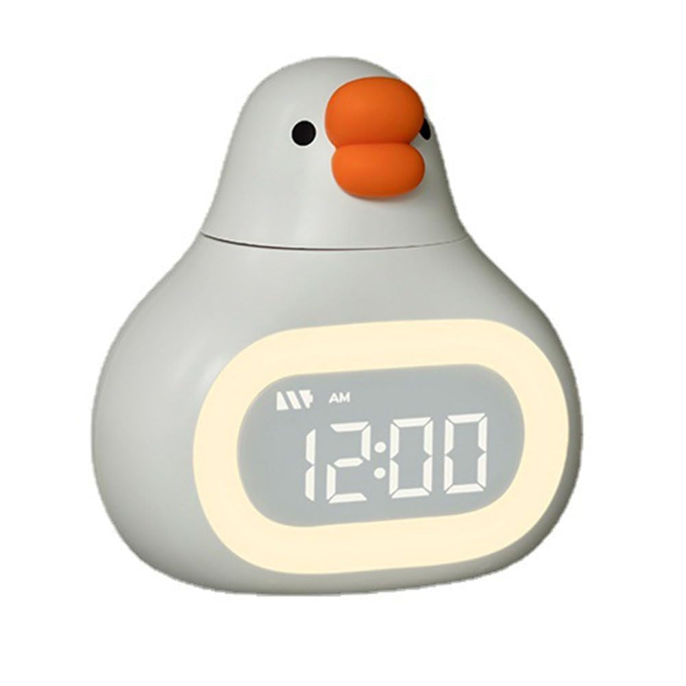 CTRLZS Children'S Alarm Clock Digital Alarm Clock Bedside Night Light Children Wake Up Clock