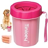 Tinioey Dog Paw Cleaner for Medium Dogs | Paw Washers for Dogs | Pet Foot Cleaner | Pet Washing Equipment | Dog Accessories (with 3 Absorbent Towels)