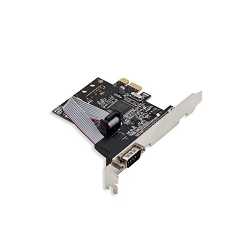 Syba Single Port Rs-232 Db9 Serial Pci-E 2.0 X1 Expansion Card Mcs9922 Sd-Pex15021 #TOP2