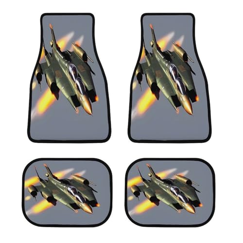 Tapis de sol de voiture Jet Fighters antidérapants pour SUV et camionnette