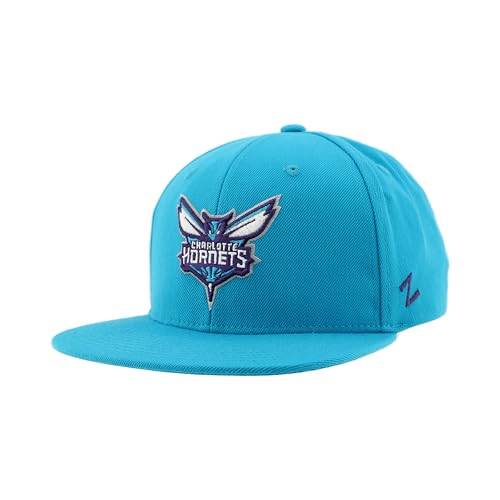 Charlotte Hornets NBA Officially Licensed Adjustable Snapback Hat Flat Bill Z11 Icon Team Color