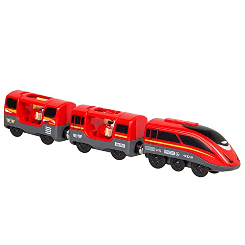 Trenino Elettrico Per Bambini, ,Treno-Merci Con Collegamento Magnetico Locomotiva, Trenino Elettrico Set di Giocattoli Trenino per Bambini Set di Giocattoli Regalo Giocattolo Del Treno Regalo Bambini