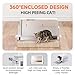 Stainless Steel Litter Box with Lid, 28