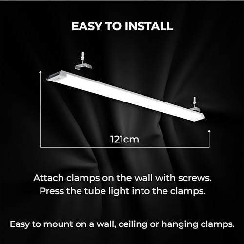 Image of Nortek Essenza 72 WATT 4CCT LED Tubelight / 4 feet LED Batten - 3 in 1 Colour (Warm, Natural, Cool Day Light) Bright Light for Living Room & Bedroom, Shops, Showrooms - Pack of 2