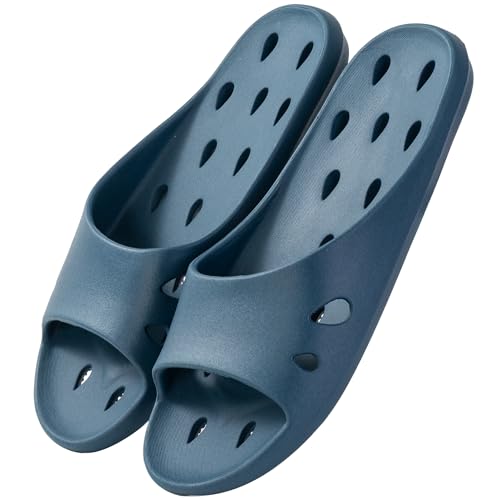 [zenHome] スリッパ サンダル ユニセックス 甲高 幅広 普通足型快適フィット バス 穴あきソール EVA 軽量 水切れ設計 フリーサイズ