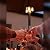 Nora·Gift Patio Umbrella Light with LED Edison Bulbs, Battery Operation Cordless-Outdoor Umbrella Pole Lights with 2 Lighting Modes for Garden?Patio, Backyard, Camping or BBQ - Brown(1 Pack)