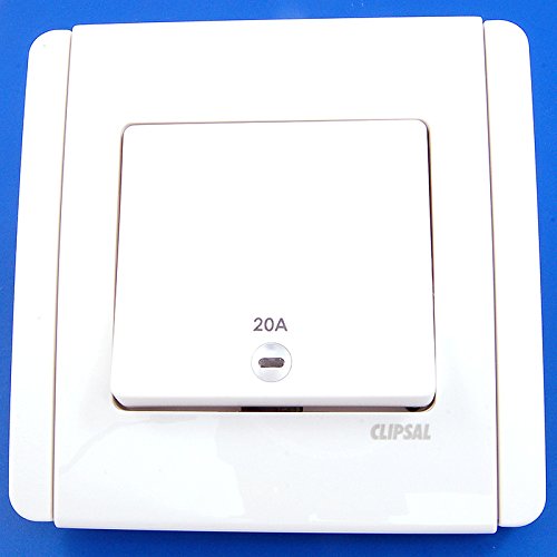 Buy Schneider Electric NEO Plastic 20A Double Pole Switch with White