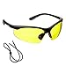 Produktbild voltX CONSTRUCTOR BIFOKALE Schutzbrille mit Lesehilfe (GELB +1.5 Dioptrie) EN166F zertifiziert/Sportbrille für Radler enthält Sicherheitsband + Anti Fog UV400 Linse  Bifocal Safety Glasses