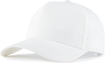 BOTVELA الرجال قابل للتعديل Snapback Baseball Cap Vented Performance Laser Cut Mesh Hat