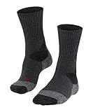 FALKE Herren TK4 Expedition Wandersocken Wolle Grau Blau viele weitere Farben Ultra dicke verstärkte Trekkingsocken Thermosocken ohne Muster mit extra starker Polsterung lang warm zum Wandern 1 Paar