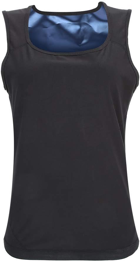 Akozon Sauna Vest for Men, Male Sweat Shapewear Fitness Workout Suits Weight Loss Quick Dry Vest2XL/3XL Body Shaper Tank Top Shapewear(2XL/3XL) - Image 4