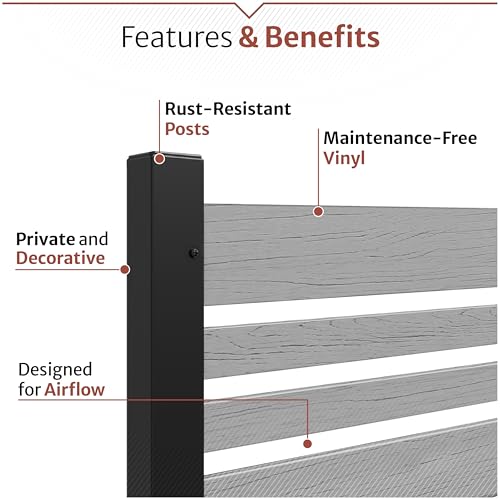 image for Enclo Privacy Screens 6ft H x 3.8ft W x 1ft L (1 Screen w/Planter) Fre