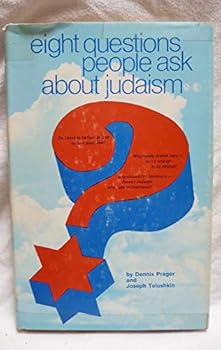 Hardcover Eight Questions People Ask About Judaism Book