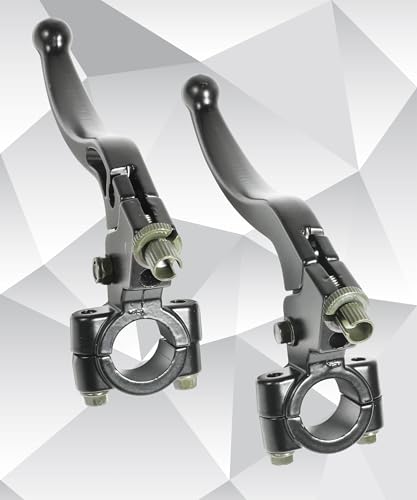 Esewalas B0C536E Clutch Lever,Bike Brake Levers,Car Accessories 7/8 Inch 22Mm Left And Right Universal Clutch Brake Handle Levers Perch,Compatible thumb #5