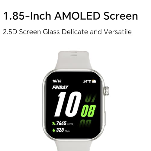 Image of HONOR Choice Watch 2i Smartwatch, 1.85″ AMOLED Display, 14-Day Battery, Bluetooth Calling, Heart Rate & SpO₂ Monitoring, 109 Sports Modes, IP68 Water-Resistant, Android & iOS, Black