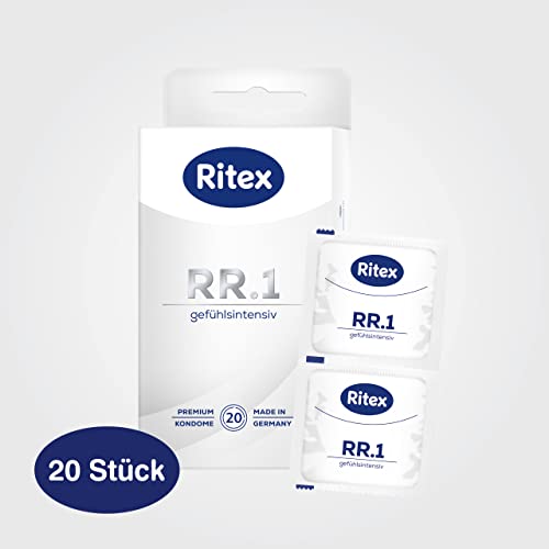 Ritex RR.1 Kondome - gefühlsintensiv für besonders intensives Empfinden, 20 Stück, Made in Germany (1er Pack)