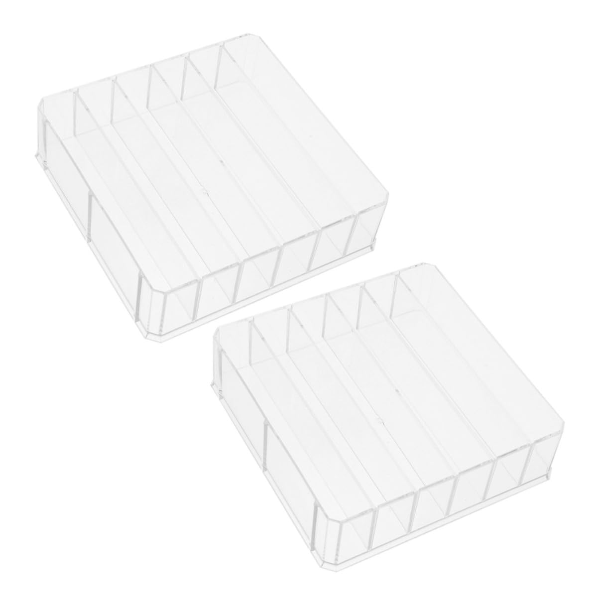 Boîtes de monnaie en acrylique transparent élégant pour un rangement premium
