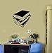 Stapel Bücher Vinyl Wandtattoo Bibliothek Lesen Wanddekor Zimmer Schule Aufkleber Kinder Schlafzimmer Home Decor Wandbild 45X42Cm
