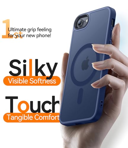 Image of CANSHN Magnetic Shockproof for iPhone 8 /7 & SE (3rd /2nd Gen) Case, Blue