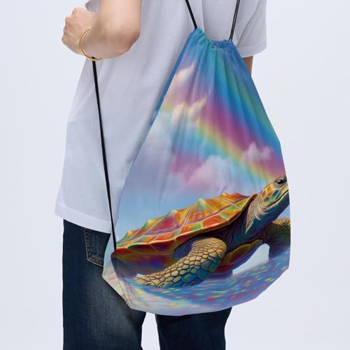 Sac à dos de gym pliable motif hippocampe pour optimiser vos séances de natation - 4