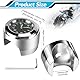 Motorrad Lenkeruhr 7/8  Quarz Motorradlenker Uhr Universal Zeitplan Fahrrad Chrom Wasserdicht Staubdicht Zifferblatt Glow Watch für Motorradlenker, Wasserdicht Lenker Glow Uhr für Motorrad Fahrrad