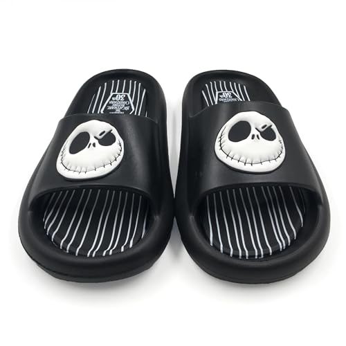 Ground Up The Nightmare Before Christmas Jack Skellington Grin Flip Flop Slide Sandals3