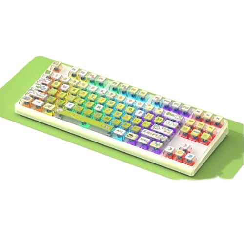 ZNVZ�L�[�{�[�h���� ���� �����L�[�{�[�h �Q�[�~���O 3�̐ڑ����[�h �����ȃg�b�v�J�o�[ �z�b�g�X���b�v�Ή��n�u 3�����P�[�u���o�� �����h���w�i87�L�[���C�����X�g���C���[�h���C�����XRGB���C�e�B���O�j (�����Ȃ�����)