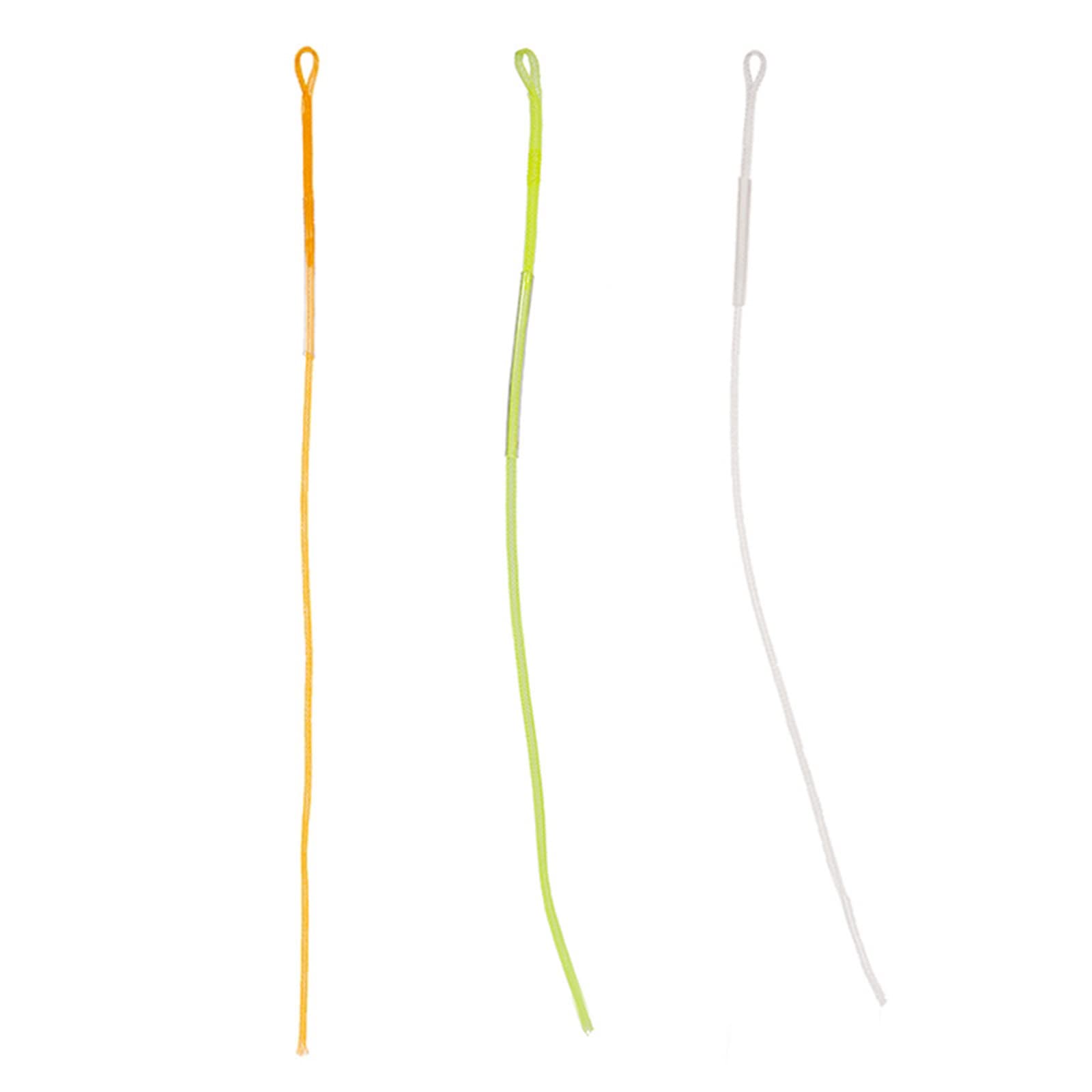 Conector trenzado de pesca con mosca, resistente al desgaste, 20/30/50 libras, 10 unidades/paquete de conectores de línea de mosca de nailon trenzado para conectores de pesca con mosca