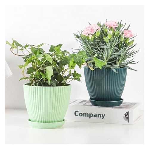 Pots de fleurs en résine durable jardinière décorative de salon - 5