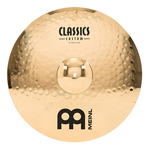 Meinl 20' Medium Ride Cymbal - Classics Custom Brilliant - Made in Germany, 2-YEAR WARRANTY...