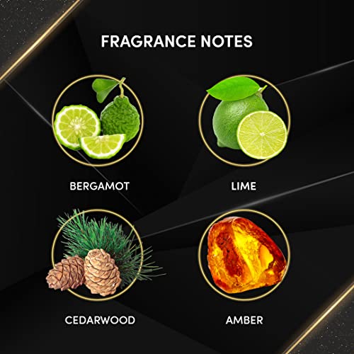 Image of Layer'r Shot Black Noir Fragrant Body Spray For Men -2 x130ml Each | Long Lasting & Skin-Friendly Premium Fragrance | Perfect For all occasions | For Men