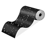 Zeeorymn Reparaturflicken, Kunstleder, selbstklebend, 10 x 200 cm, für Sofas, Sitze, Jacken, Schwarz