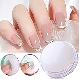 French Transparent Silicone Nail Stamper Designs Jelly Soft Head Nail Print Stamping Tools Manicure...