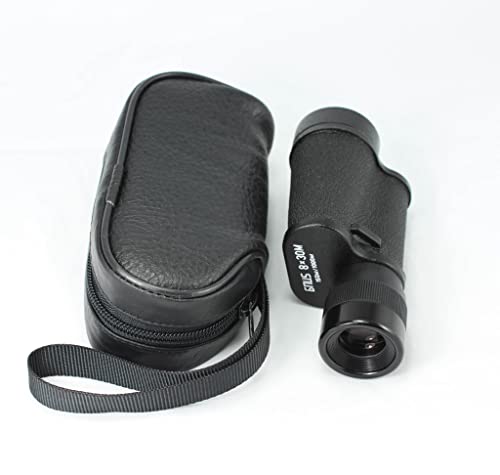 Baigish - Telescopio de 8 x 30 mini monoculares de bolsillo militar HD zoom BK4 óptico de visión nocturna para camping al aire libre Cover