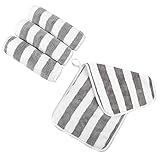 SUNLAND Microfiber Face Makeup Remover Cloth Reusable Facial Cleansing Towel Ultra Soft Face Washcloth 8inchx16inch 4Pack