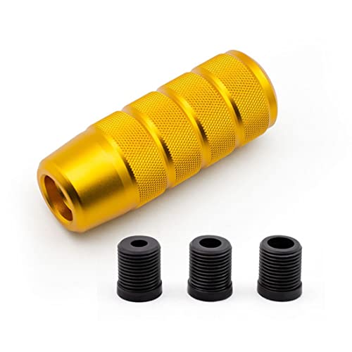 FJmark シフトノブ アルミ 汎用 ネジ付属 8mm 10mm 12mm MT ミッション車 スリム 5速 6速 7速 トラック 軽トラ マニュアル ネジピッチ1.25mm