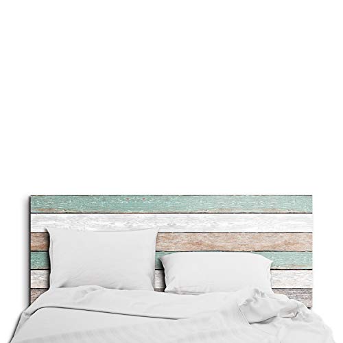 DON LETRA Cabecero para Cama de 90 105 135 150 - PVC Imitación Madera Vintage - 110x60 / 120x60 / 130x60 / 140x60 / 150x60, CM-021