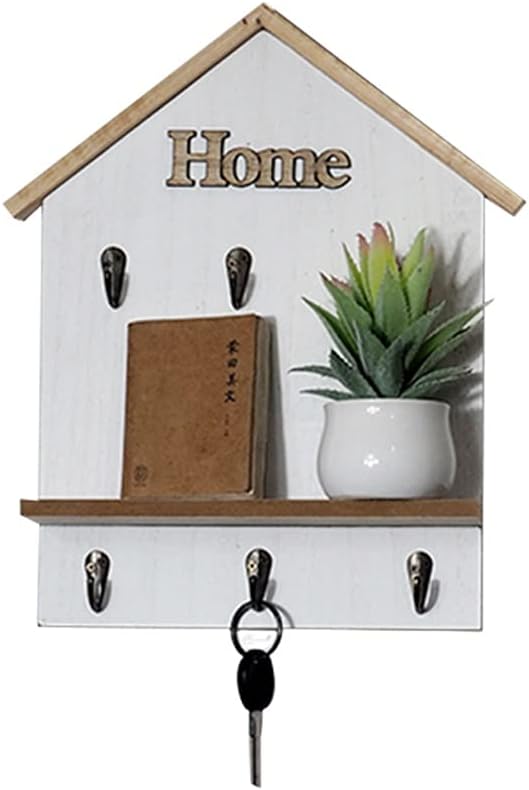 Key Rack Decorative Hooks on The Wall at The Entrance Green Plant Entrance Key Hanger Storage Hanging Wall Hanging (Color : C Size : 2433.76cm) (A 24 * 33.7 * 6cm)