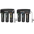 Waterdrop WD-TSB-UF and TSB-PF Under Sink Water Filter, ???????????????????????????? ????????+ ????????????????????????????????????????-Chlorine, Chloramine, Fluoride, PFAS, Taste&Odor, Bundle