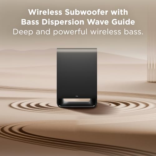 TCL S60K S Series 3.1 Channel Sound Bar with Dolby Atmos, DTS:X, Wireless Subwoofer, Bluetooth Music Streaming, and AI Sonic Auto Room Calibration - image 8